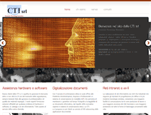 Tablet Screenshot of cti-srl.com